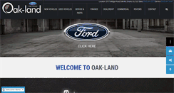 Desktop Screenshot of oaklandfordlincoln.ca