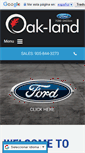 Mobile Screenshot of oaklandfordlincoln.ca